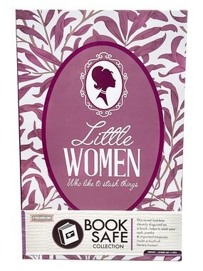 Little Women Book Safe - Decorative Pink Home Accent